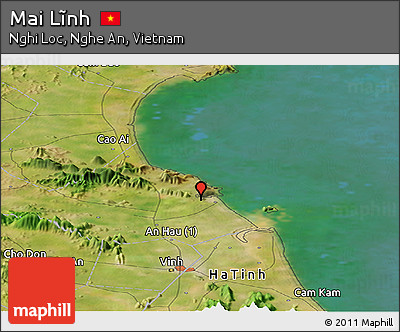 Satellite Panoramic Map of Mai Lĩnh