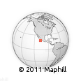 Outline Map of the Area around 18° 51' 53" N, 107° 1' 30" W, rectangular outline
