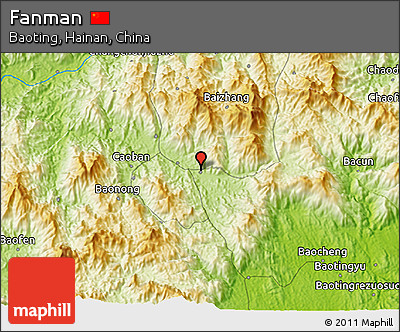 Physical 3D Map of Fanman