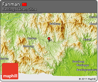Physical 3D Map of Fanman