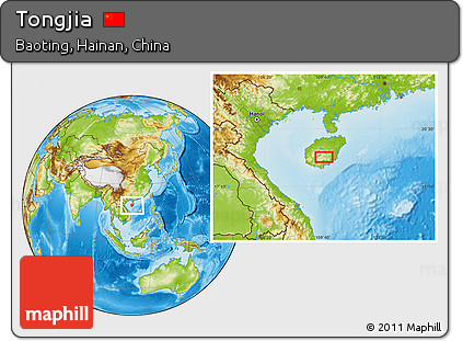 Physical Location Map of Tongjia
