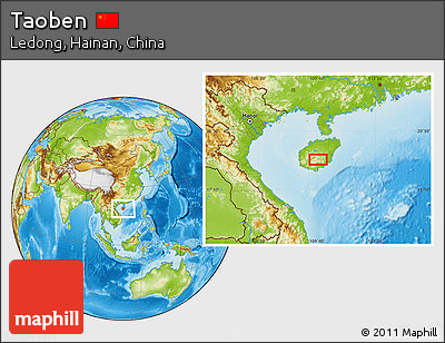 Physical Location Map of Taoben