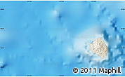 Shaded Relief Map of the area around 18° 51' 53" N, 111° 16' 30" W