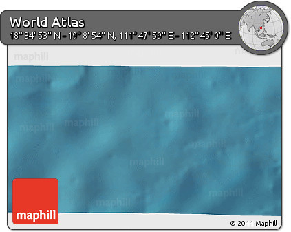 Satellite 3D Map of the Area around 18° 51' 53" N, 112° 16' 30" E