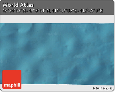 Satellite 3D Map of the Area around 18° 51' 53" N, 112° 16' 30" E