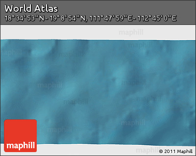 Satellite 3D Map of the Area around 18° 51' 53" N, 112° 16' 30" E