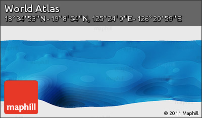 Political Panoramic Map of the Area around 18° 51' 53" N, 125° 52' 30" E
