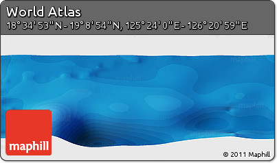 Political Panoramic Map of the Area around 18° 51' 53" N, 125° 52' 30" E