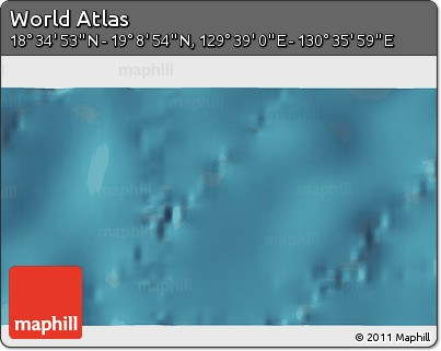 Satellite 3D Map of the Area around 18° 51' 53" N, 130° 7' 30" E