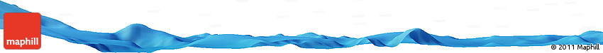 Shaded Relief Horizon Map of the Area around 18° 51' 53" N, 143° 43' 29" E