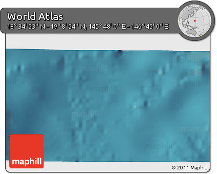 Satellite 3D Map of the Area around 18° 51' 53" N, 146° 16' 30" E