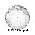 Outline Map of the Area around 18° 51' 53" N, 163° 7' 30" W, rectangular outline