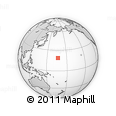 Outline Map of the Area around 18° 51' 53" N, 166° 40' 30" E, rectangular outline