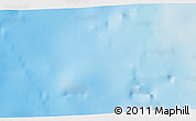 Physical 3D Map of the area around 18° 51' 53" N, 16° 55' 29" W