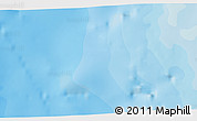 Political 3D Map of the area around 18° 51' 53" N, 16° 55' 29" W