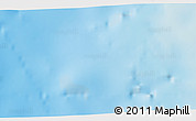 Shaded Relief 3D Map of the area around 18° 51' 53" N, 16° 55' 29" W