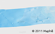Political Panoramic Map of the area around 18° 51' 53" N, 16° 55' 29" W