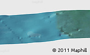 Satellite Panoramic Map of the area around 18° 51' 53" N, 16° 55' 29" W