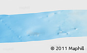 Shaded Relief Panoramic Map of the area around 18° 51' 53" N, 16° 55' 29" W