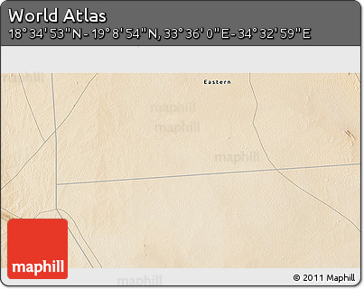 Satellite 3D Map of the Area around 18° 51' 53" N, 34° 4' 30" E