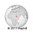 Outline Map of the Area around 18° 51' 53" N, 35° 46' 29" E, rectangular outline