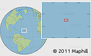 Savanna Style Location Map of the area around 18° 51' 53" N, 51° 46' 29" W