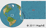 Satellite Location Map of the area around 18° 51' 53" N, 56° 1' 29" W