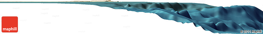 Satellite Horizon Map of the Area around 18° 51' 53" N, 57° 52' 30" E