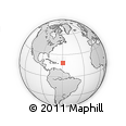 Outline Map of the Area around 18° 51' 53" N, 59° 25' 29" W, rectangular outline