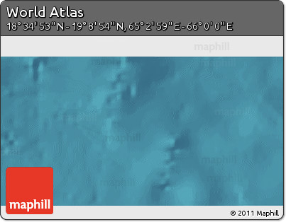 Satellite 3D Map of the Area around 18° 51' 53" N, 65° 31' 30" E