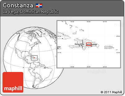 Blank Location Map of Constanza