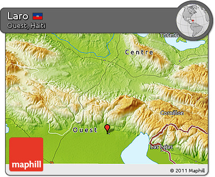 Physical 3D Map of Laro