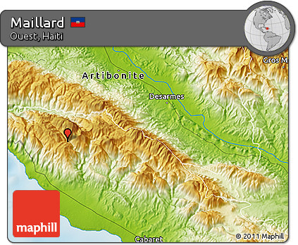Physical 3D Map of Maillard
