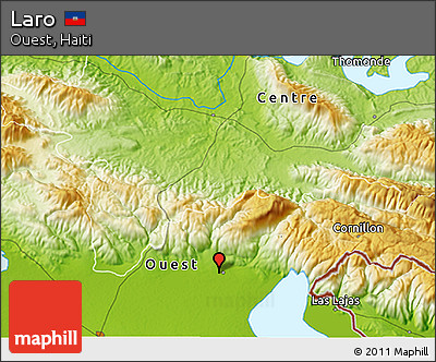 Physical 3D Map of Laro