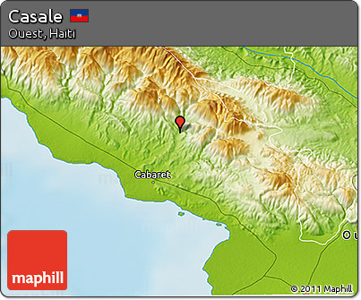 Physical 3D Map of Casale