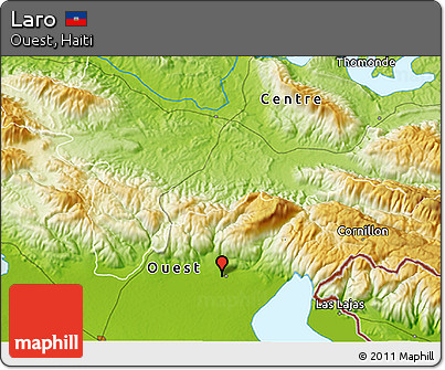 Physical 3D Map of Laro