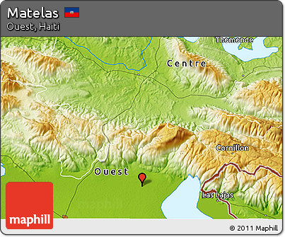 Physical 3D Map of Matelas