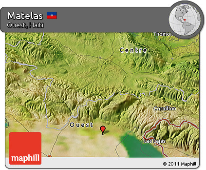 Satellite 3D Map of Matelas