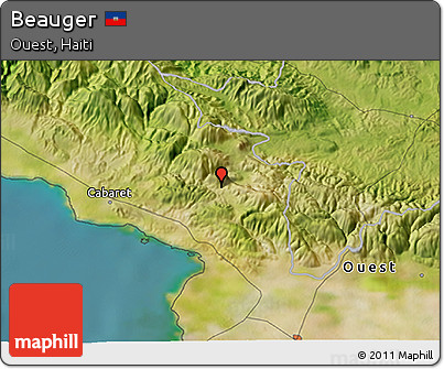 Satellite 3D Map of Beauger