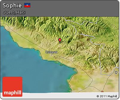 Satellite 3D Map of Sophie