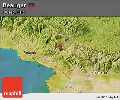 Satellite 3D Map of Beauger