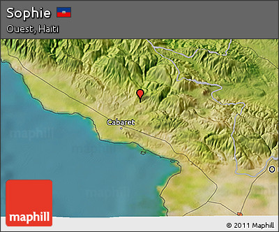 Satellite 3D Map of Sophie