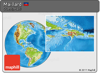 Physical Location Map of Maillard