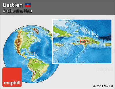 Physical Location Map of Bastien