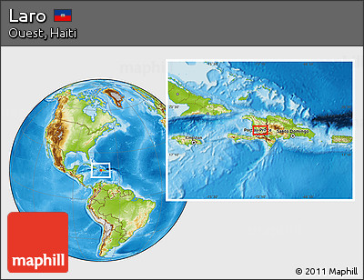 Physical Location Map of Laro