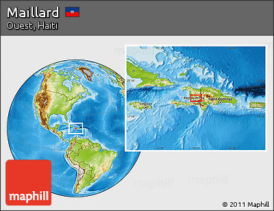 Physical Location Map of Maillard