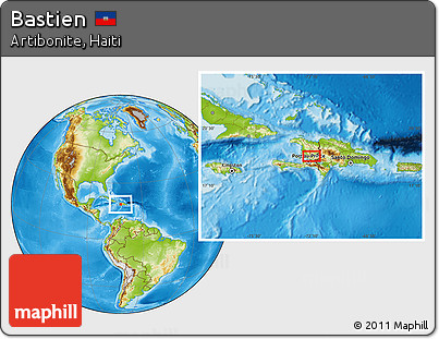 Physical Location Map of Bastien