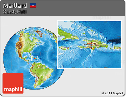 Physical Location Map of Maillard