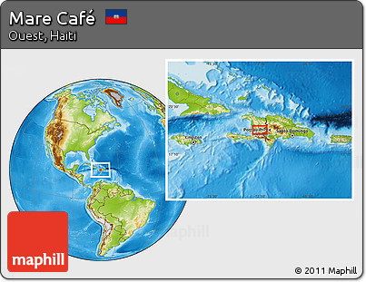 Physical Location Map of Mare Café