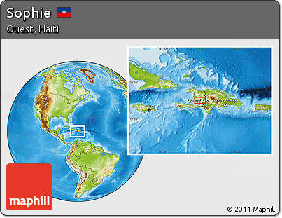 Physical Location Map of Sophie